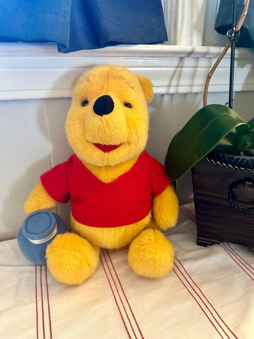 Vintage Mattel 1994 Winnie the Pooh Plush with Hunny Pot